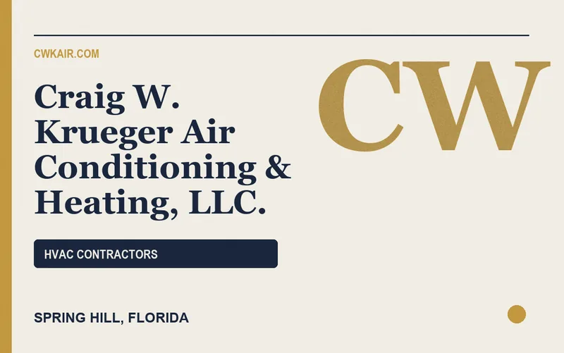 Craig W. Krueger Air Conditioning & Heating, LLC. in Spring Hill, Florida
