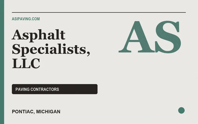 Asphalt Specialists, LLC in Pontiac, Michigan