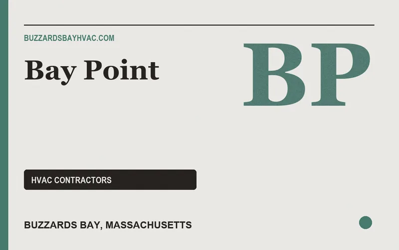 Bay Point in Buzzards Bay, Massachusetts