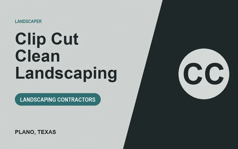 clip cut clean landscaping in Plano, Texas
