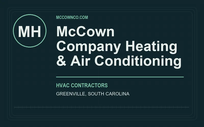 McCown Company Heating & Air Conditioning in Greenville, South Carolina