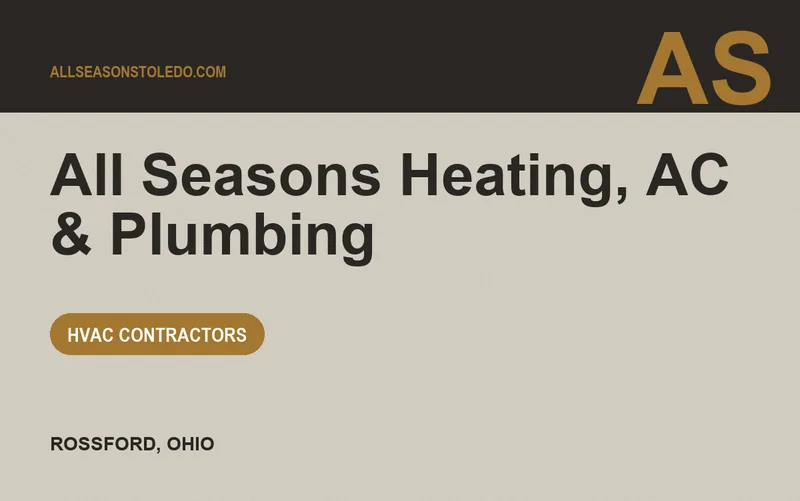All Seasons Heating, AC & Plumbing in Rossford, Ohio