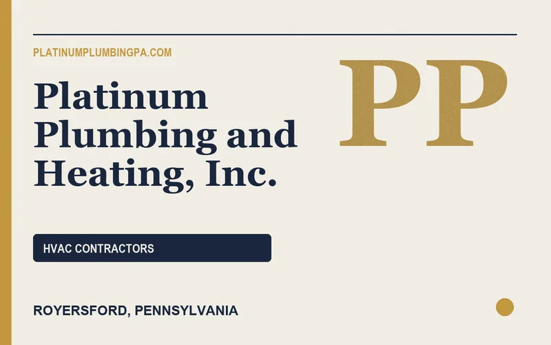Platinum Plumbing and Heating, Inc. in Royersford, Pennsylvania