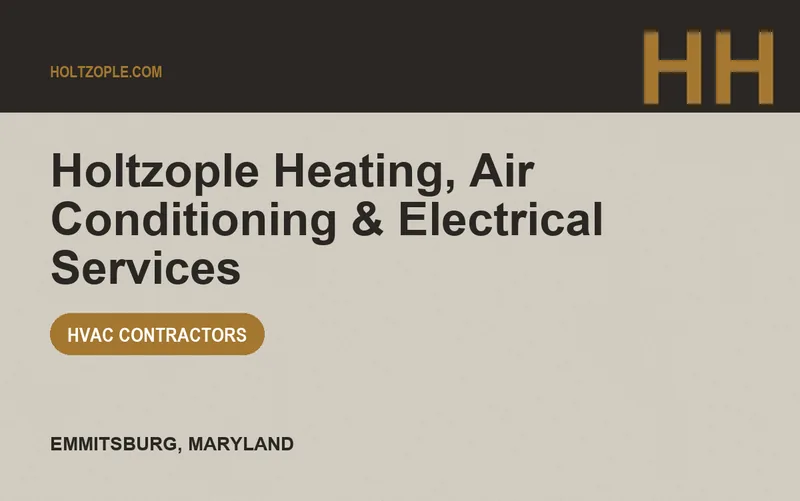 Holtzople Heating, Air Conditioning & Electrical Services in Emmitsburg, Maryland