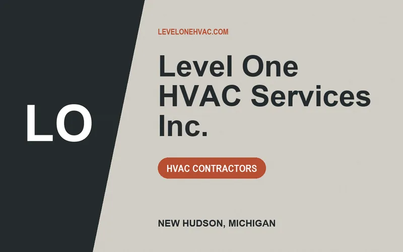 Level One HVAC Services Inc. in New Hudson, Michigan