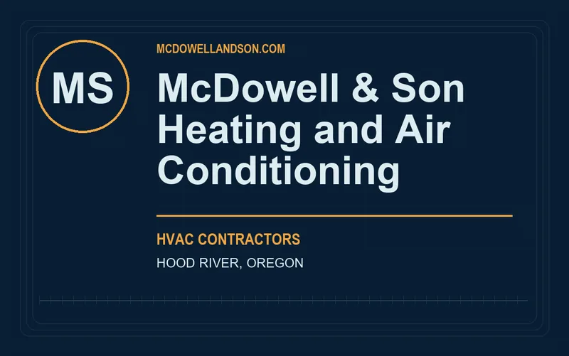 McDowell & Son Heating and Air Conditioning in Hood River, Oregon