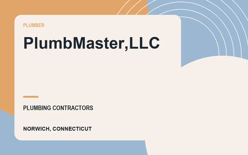 PlumbMaster,llc in Norwich, Connecticut