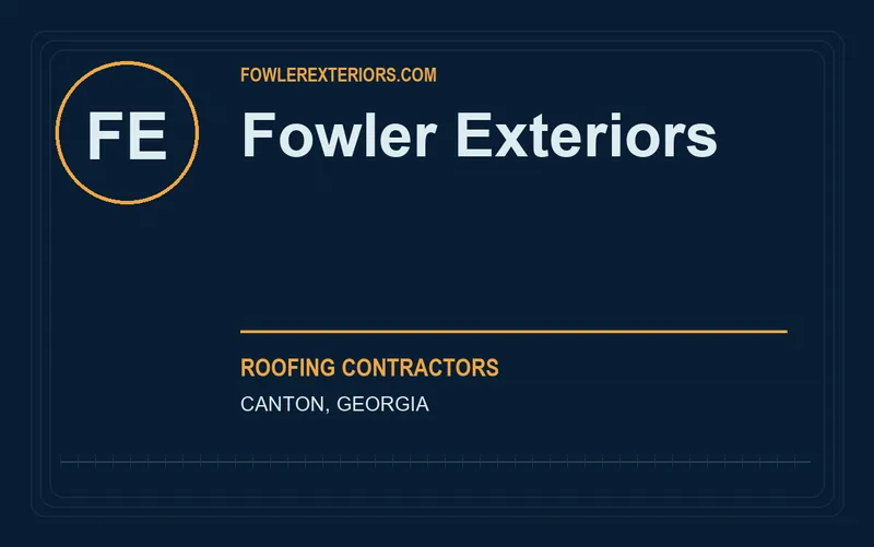 Fowler Exteriors in Canton, Georgia