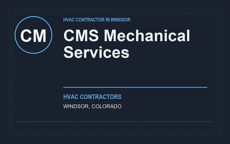 CMS Mechanical Services in Windsor, Colorado