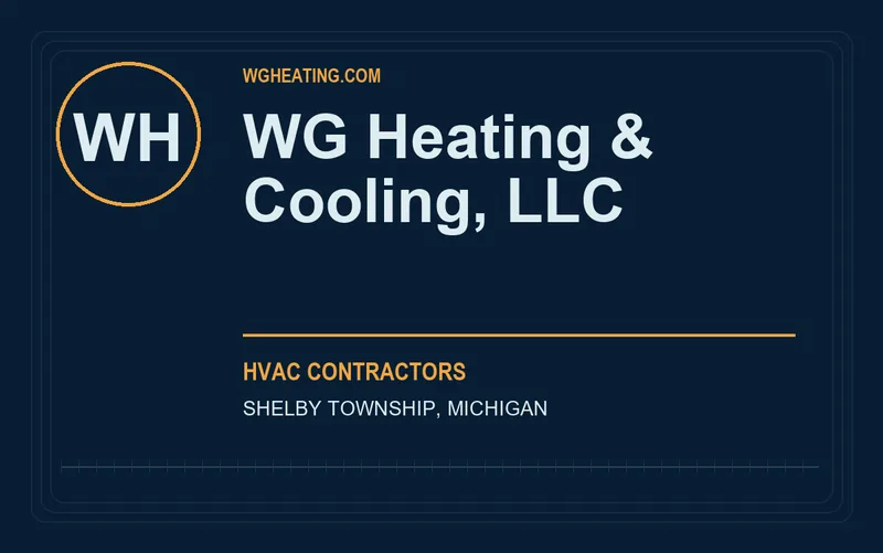 WG Heating & Cooling, LLC in Shelby Township, Michigan