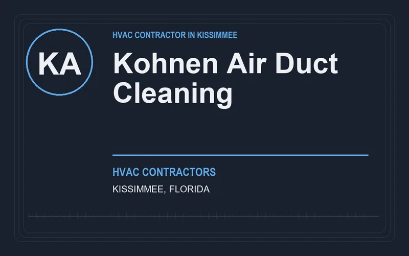 Kohnen Air Duct Cleaning in Kissimmee, Florida