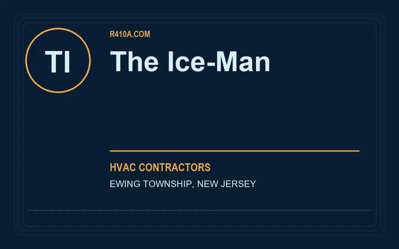 The Ice-Man in Ewing Township, New Jersey
