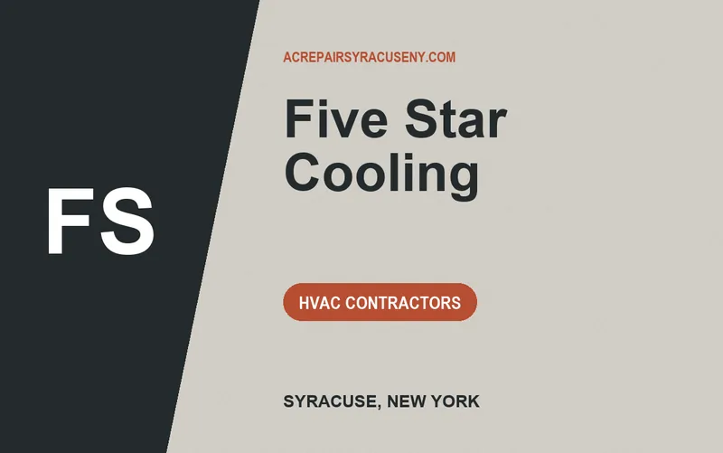 Five Star Cooling in Syracuse, New York