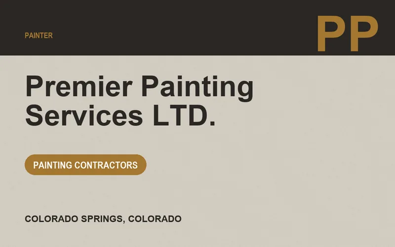 Premier Painting Services LTD. in Colorado Springs, Colorado