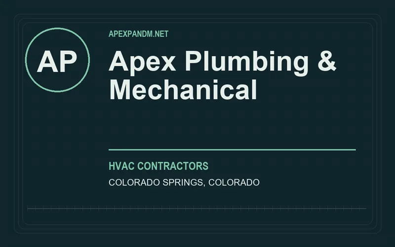 Apex Plumbing & Mechanical in Colorado Springs, Colorado