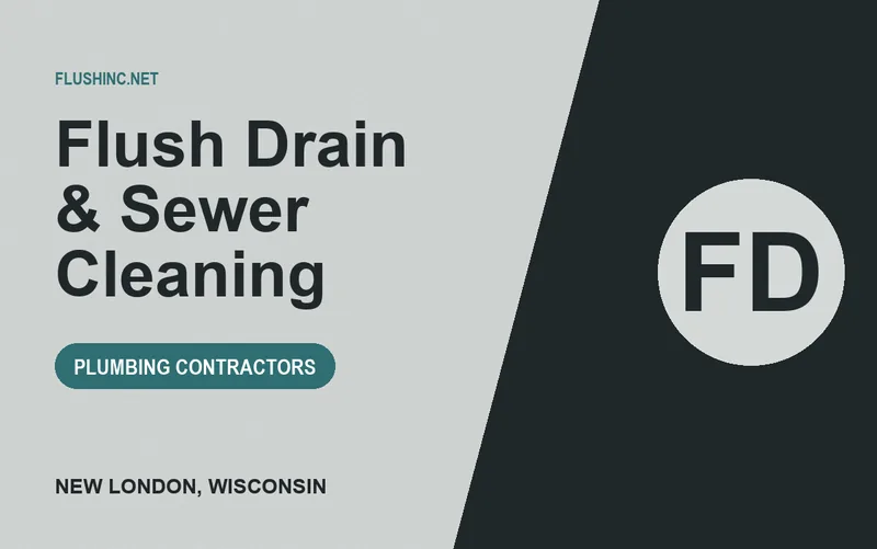 Flush Drain & Sewer Cleaning in New London, Wisconsin