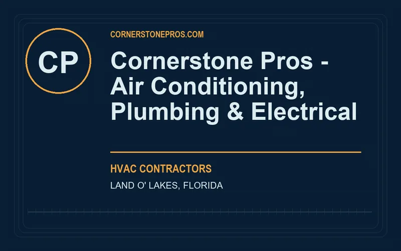 Cornerstone Pros - Air Conditioning, Plumbing & Electrical in Land O' Lakes, Florida