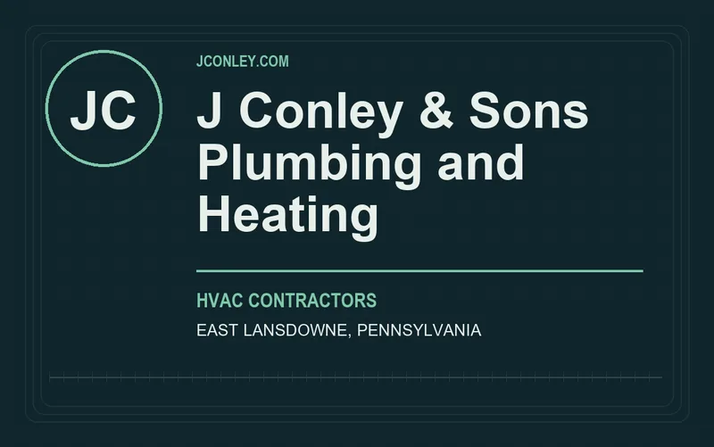 J Conley & Sons Plumbing and Heating in East Lansdowne, Pennsylvania