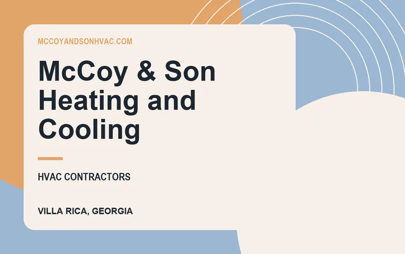 McCoy & Son Heating and Cooling in Villa Rica, Georgia