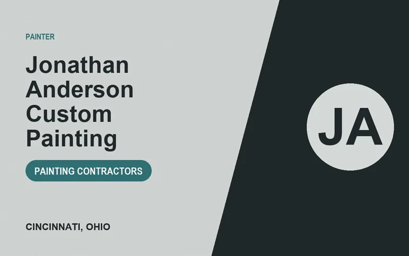 Jonathan Anderson Custom Painting in Cincinnati, Ohio