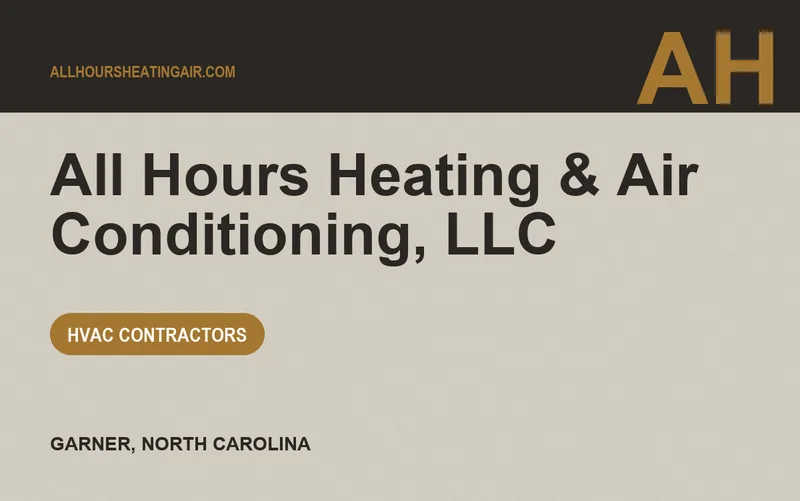 All Hours Heating & Air Conditioning, LLC in Garner, North Carolina