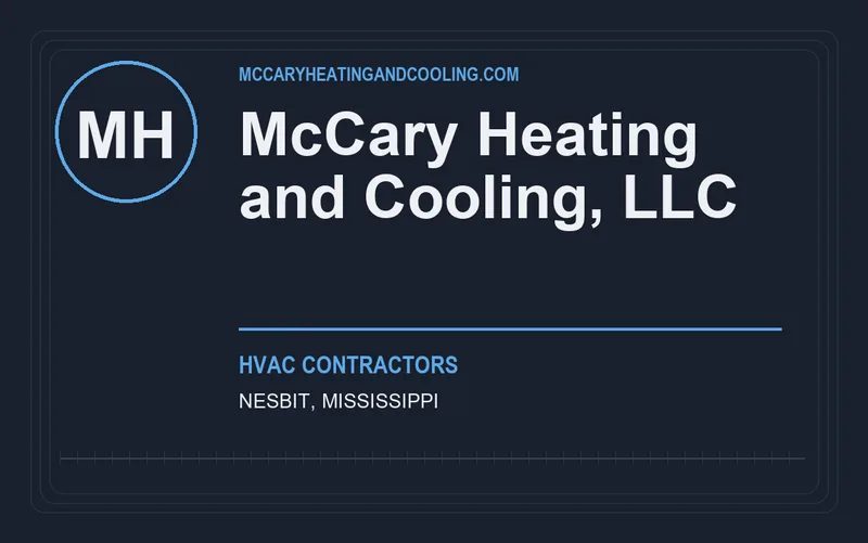 McCary Heating and Cooling, LLC in Nesbit, Mississippi