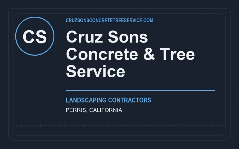 Cruz Sons Concrete & Tree Service in Perris, California