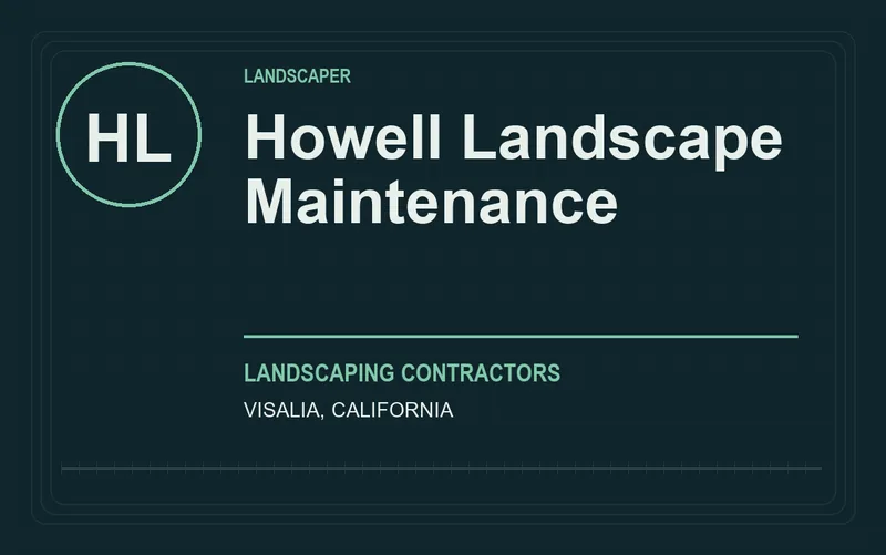 Howell Landscape Maintenance in Visalia, California