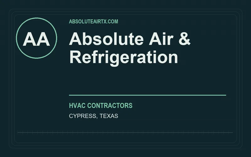 Absolute Air & Refrigeration in Cypress, Texas
