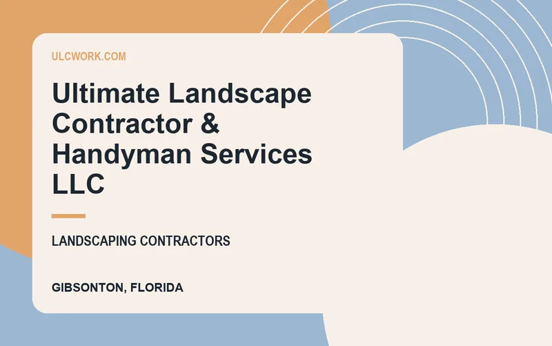 Ultimate Landscape Contractor & Handyman Services llc in Gibsonton, Florida
