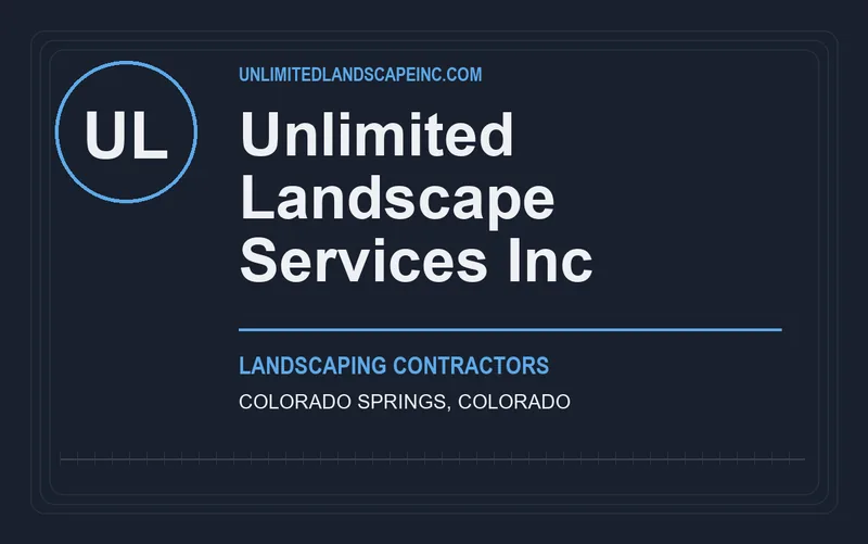 Unlimited Landscape Services Inc in Colorado Springs, Colorado