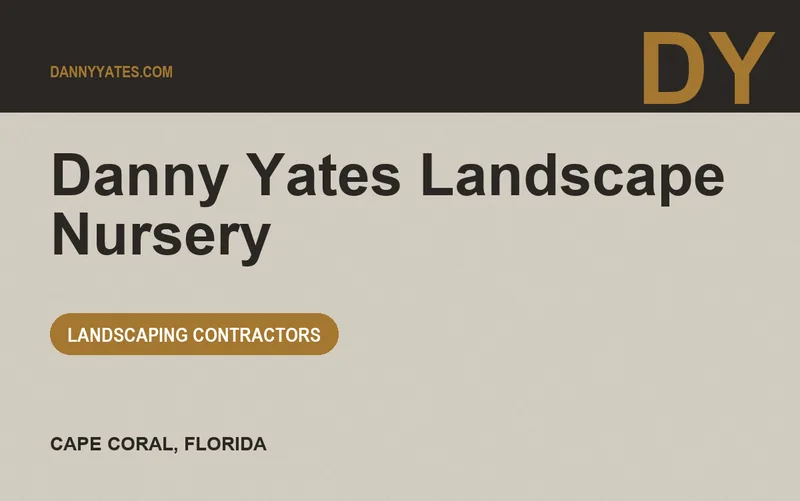 Danny Yates Landscape Nursery in Cape Coral, Florida