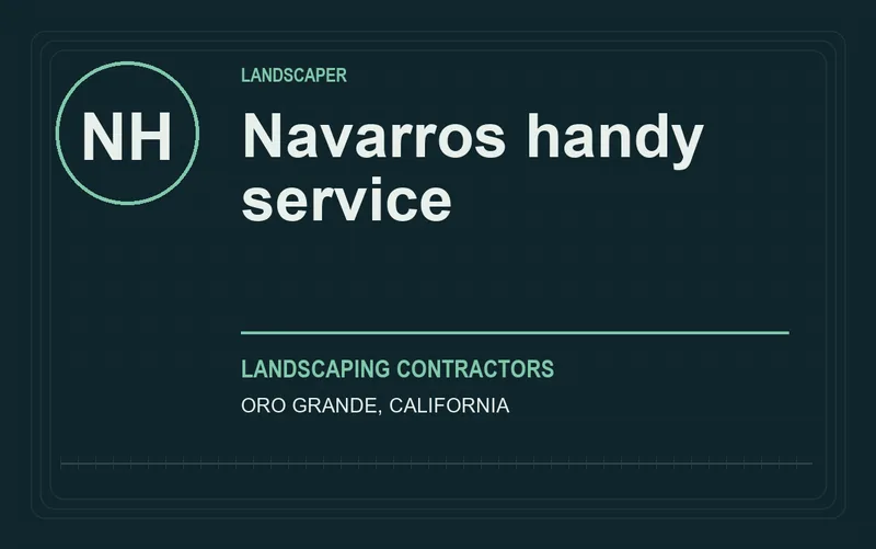 Navarros handy service in Oro Grande, California