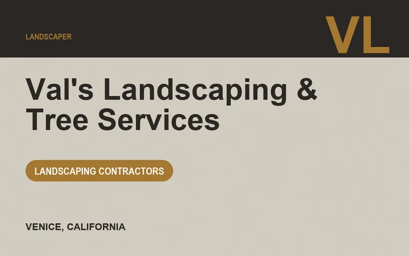 Val's Landscaping & Tree Services in Venice, California