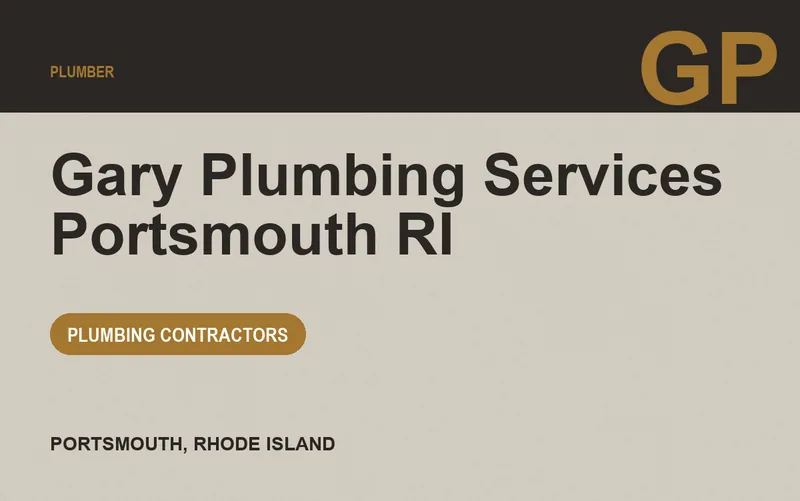Gary Plumbing Services Portsmouth RI in Portsmouth, Rhode Island