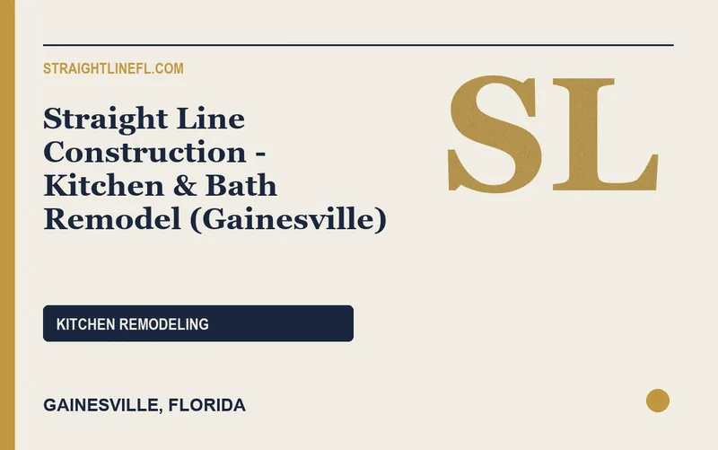 Straight Line Construction - Kitchen & Bath Remodel (Gainesville) in Gainesville, Florida