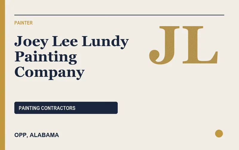 Joey Lee Lundy Painting Company in Opp, Alabama
