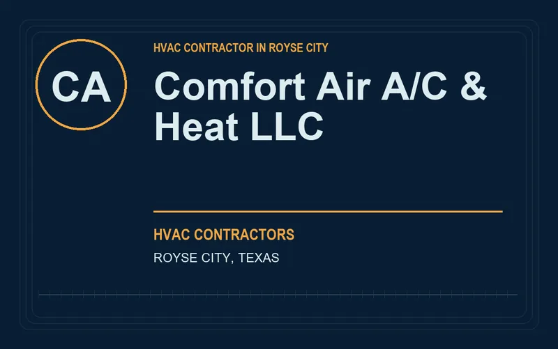 Comfort Air A/C & Heat LLC in Royse City, Texas