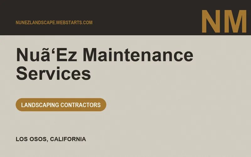 NUÃ‘EZ MAINTENANCE SERVICES in Los Osos, California