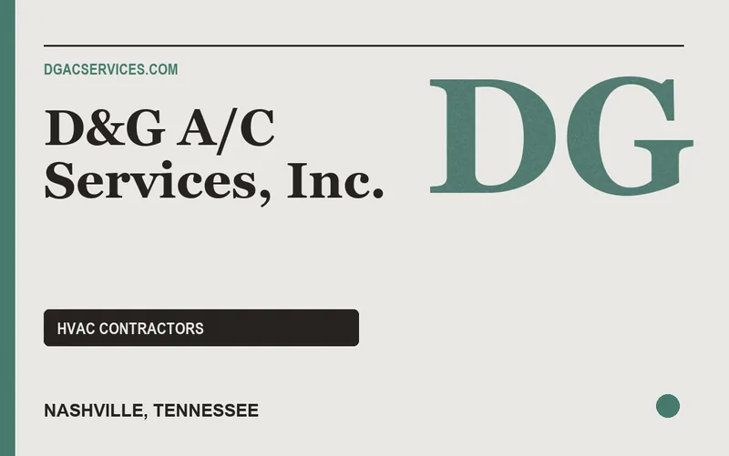 D&G A/C Services, Inc. in Nashville, Tennessee