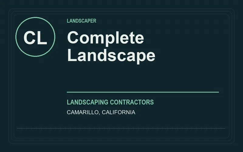 Complete Landscape in Camarillo, California