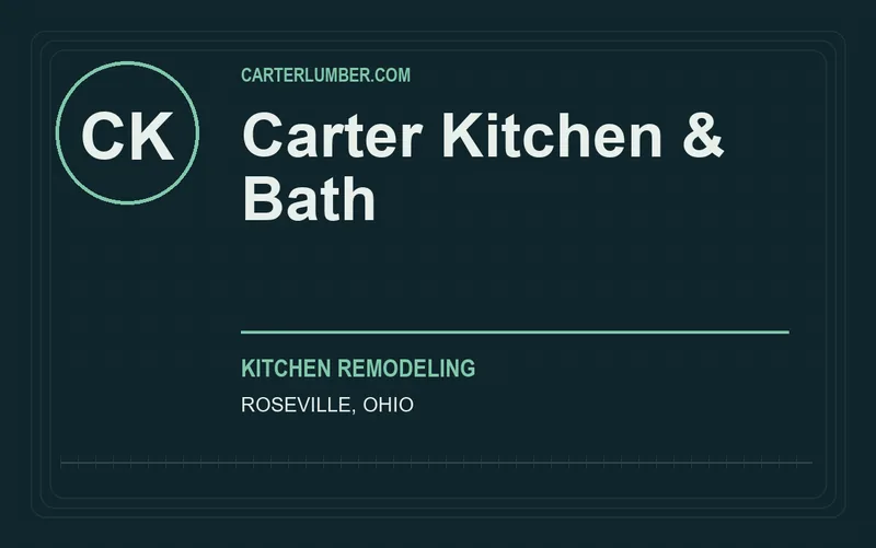 Carter Kitchen & Bath in Roseville, Ohio
