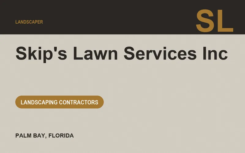 Skip's Lawn Services Inc in Palm Bay, Florida