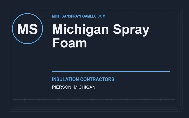 Michigan Spray Foam in Pierson, Michigan