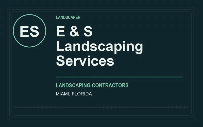 E & S Landscaping Services in Miami, Florida