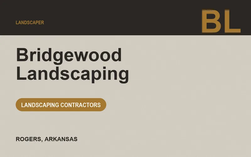 Bridgewood Landscaping in Rogers, Arkansas