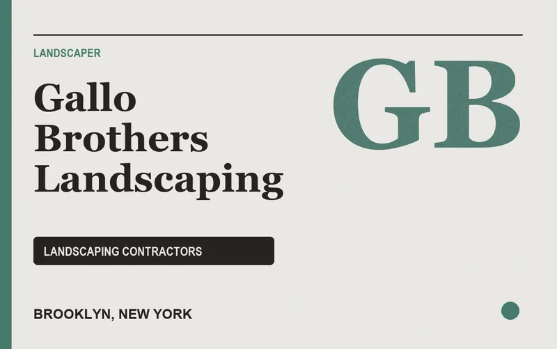 Gallo Brothers Landscaping in Brooklyn, New York