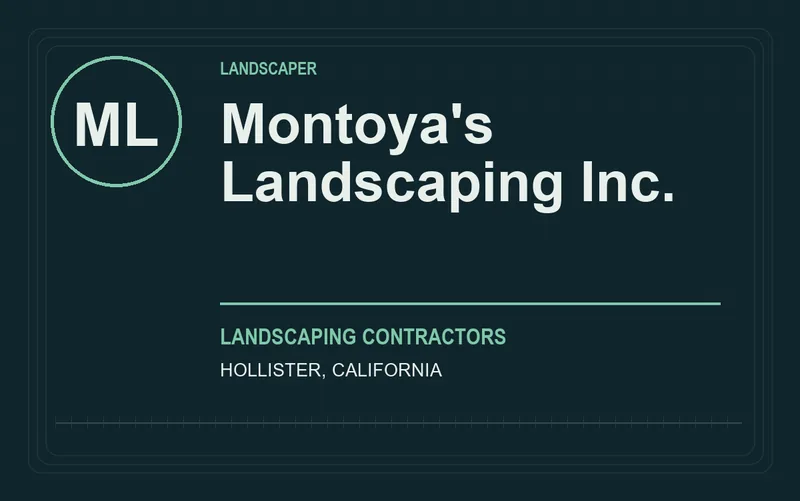 Montoya's Landscaping Inc. in Hollister, California