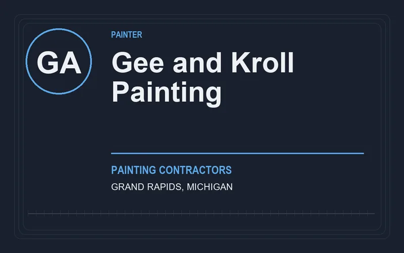 Gee and Kroll Painting in Grand Rapids, Michigan