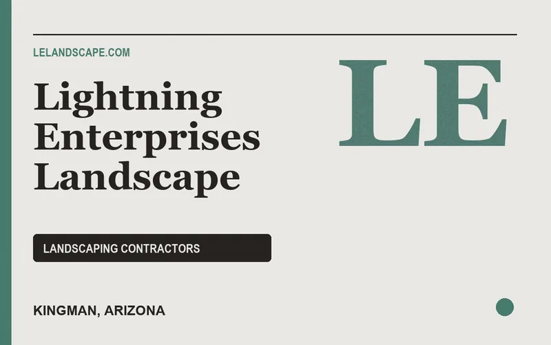 Lightning Enterprises Landscape in Kingman, Arizona